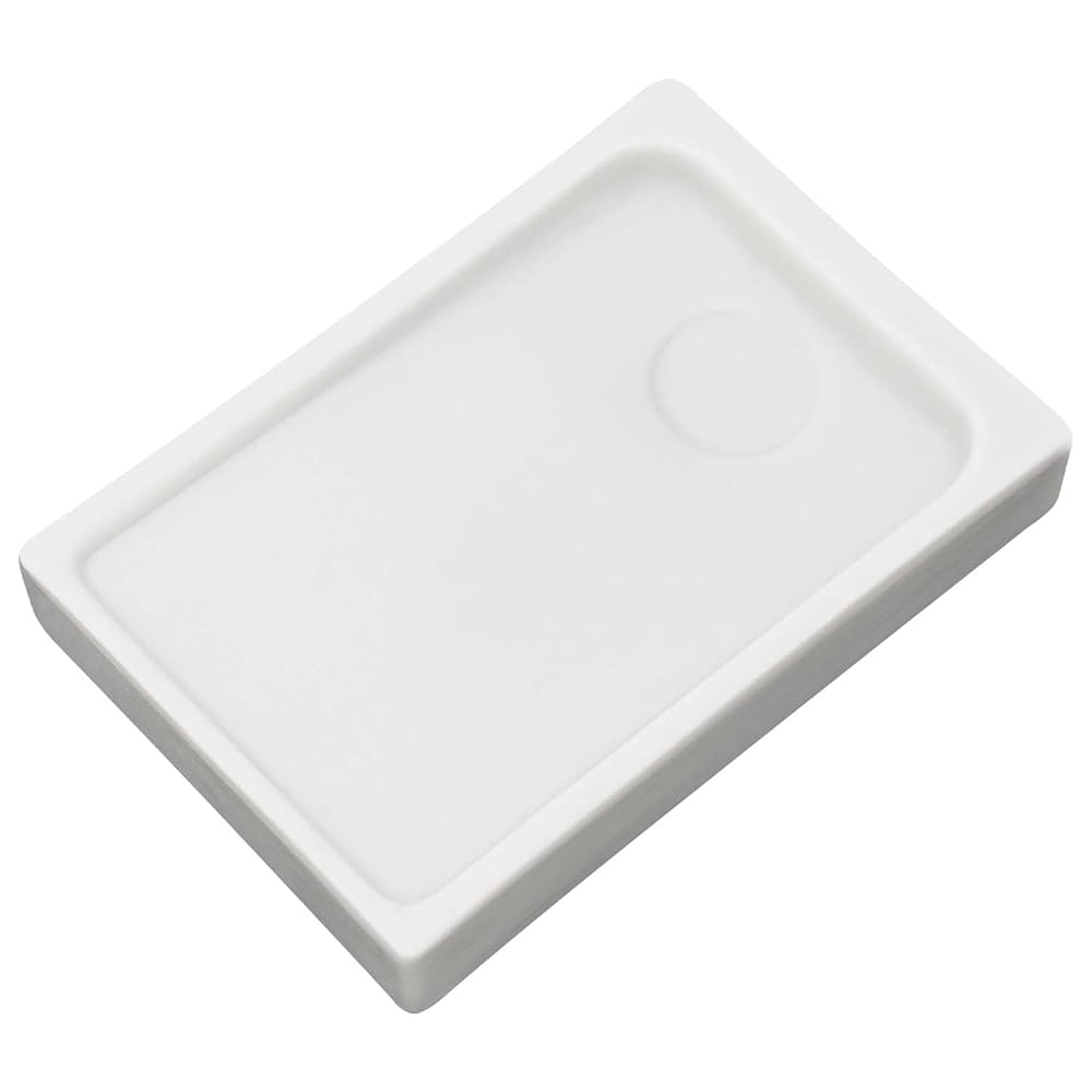 白瓷硯台 Amazon | 墨運堂 硯 白陶硯 小 60×90mm 24061 | 硯 | 文房具